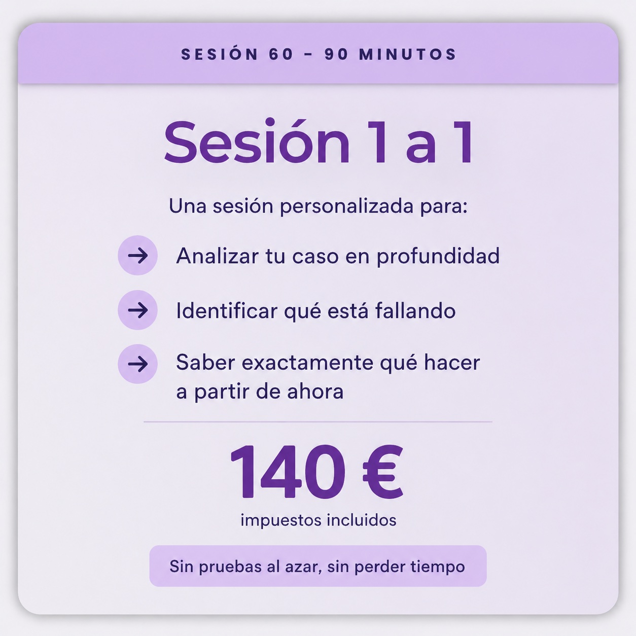sesión 1 a 1 para valoración Hernia discal