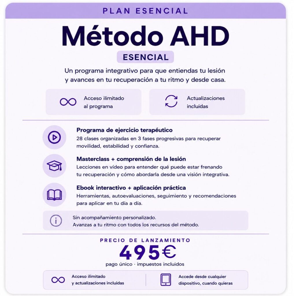 MÉTODO ESENCIAL ADIOS HERNIA DISCAL